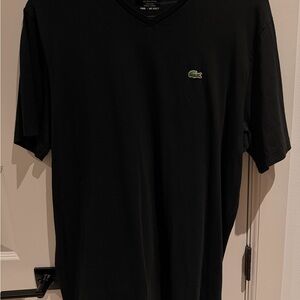 Lacoste Men's Black Short Sleeve Tee